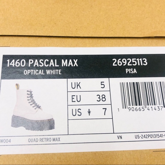 Dr. Martens  1460 Pascal Max Platform Combat Boots - Picture 6 of 6